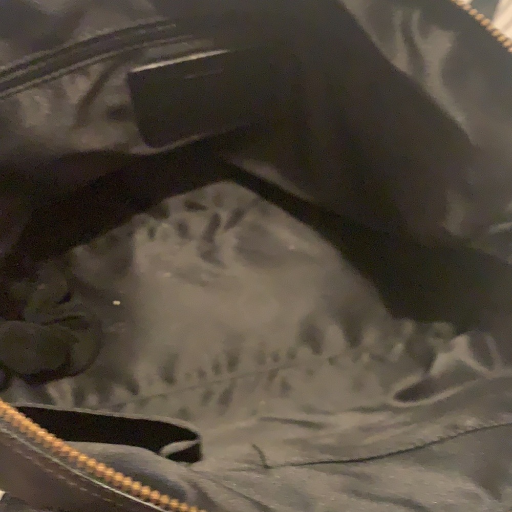 Black Leather Coach Purse - Picture 3 of 4